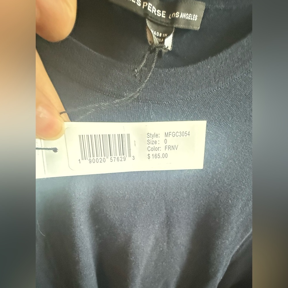 James Perse Navy Lightweight Longsleeve